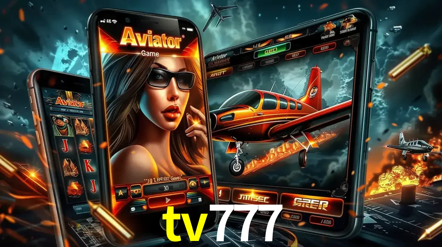 O popular jogo de apostas Aviator exibido em vários celulares e tablets, mostrando a interface emocionante e a ação de voo disponíveis para jogar agora no tv777.